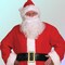 Mens Complete Santa Suit Costume Ten Piece Set for Holiday Parties and Halloween